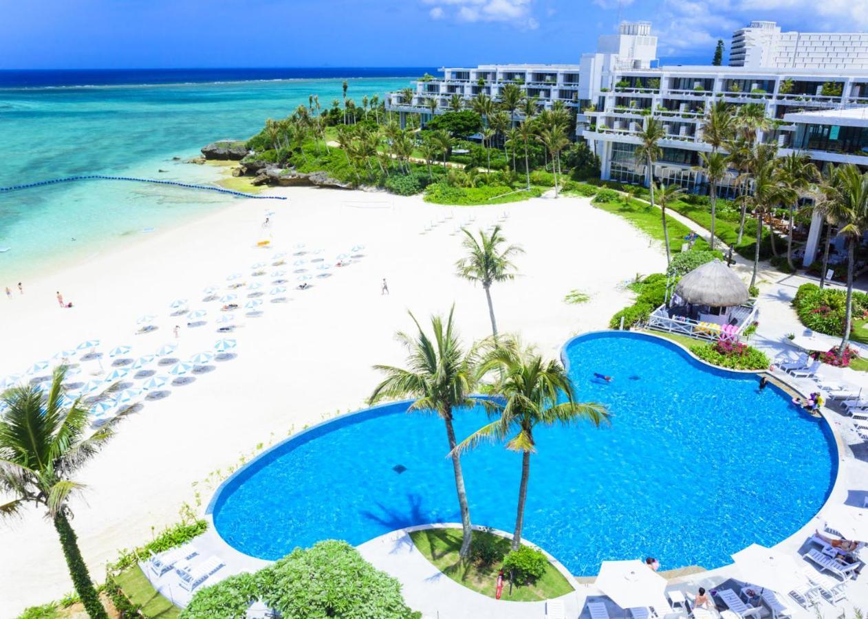 The Moon Beach Museum Resort Onna Exterior foto